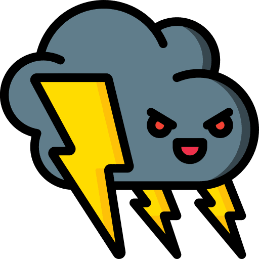 Thunderstorm lightning bolt thunderstorm storm icon