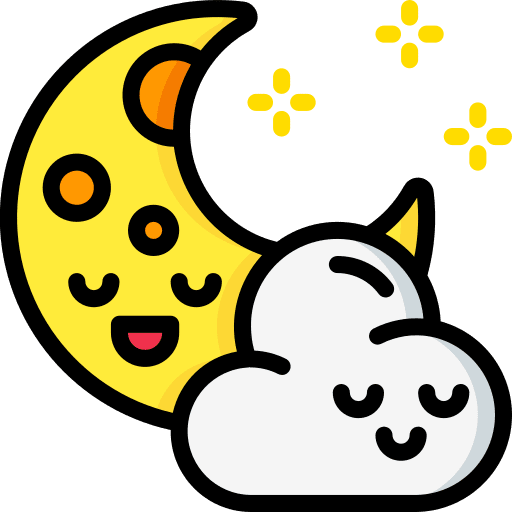 Crescent moon moon weather moon phases icon