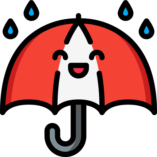 Umbrella umbrella rainy umbrellas icon