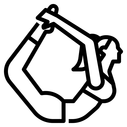 Boat excercise yoga fitness icon