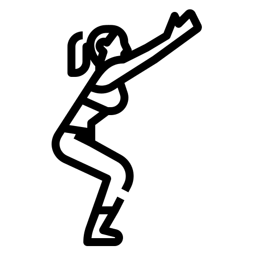 Chair chair yoga fitness icon