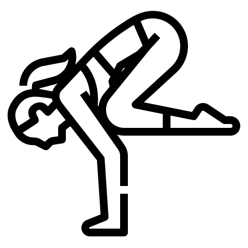 Crow excercise fitness wellness icon