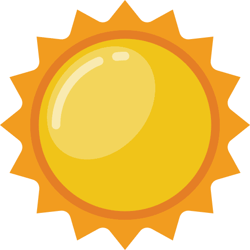 Sun sunny weather nature icon