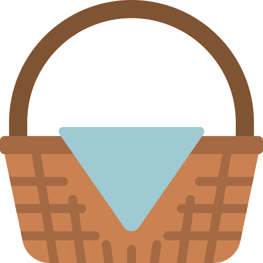 Basket basket food picnic icon