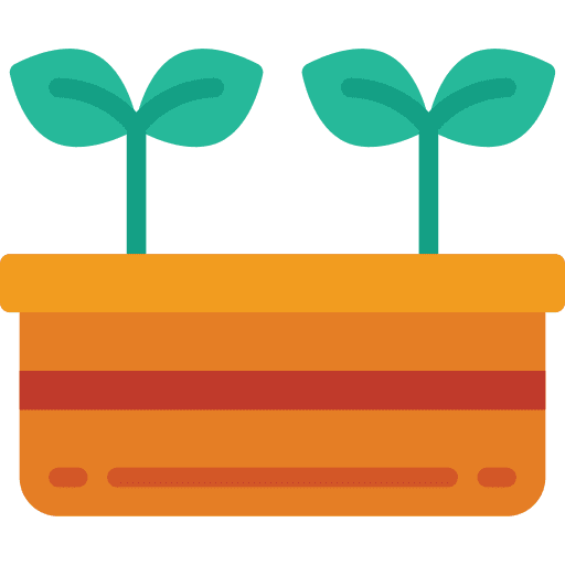 Plants nature leaf grow icon