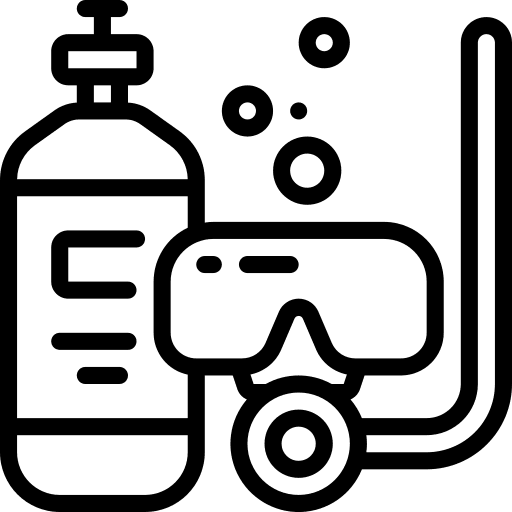 Snorkel gear mask snorkeling sea icon