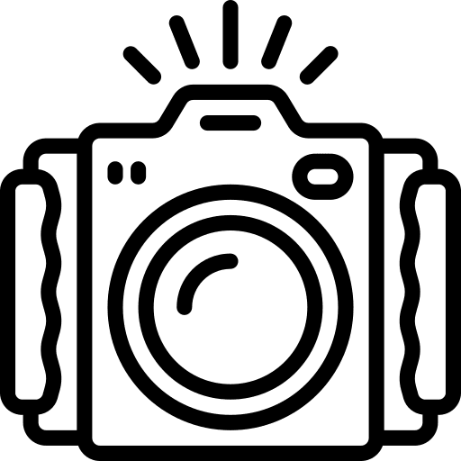 Camera aquatic photo camera camera icon