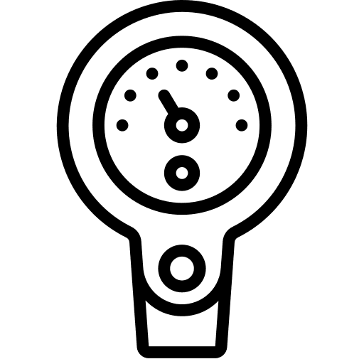 Gauge pressure gauge atmospheric gauge icon