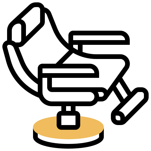 Barber chair barber chair commerce salon icon