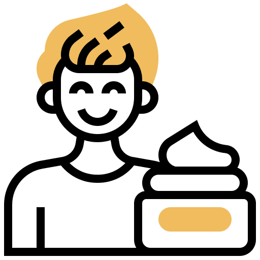 Hair gel hair salon man beauty icon