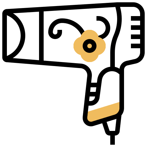 Hairdryer beauty femenine salon icon