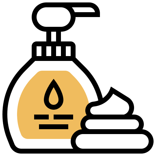 Lotion hair salon bottle icon