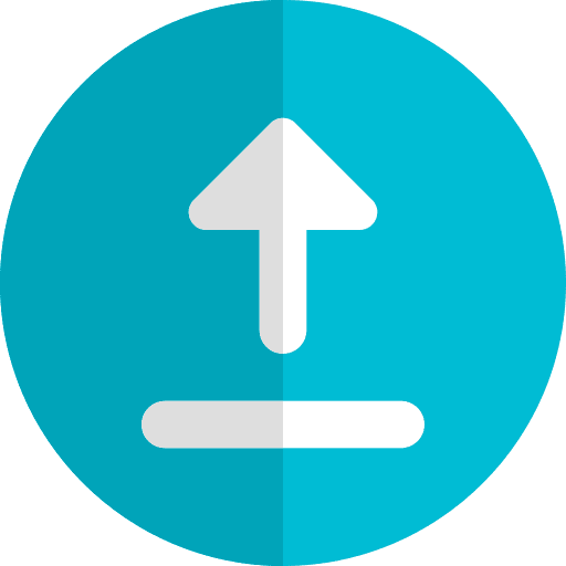 Upload button control ui multimedia icon