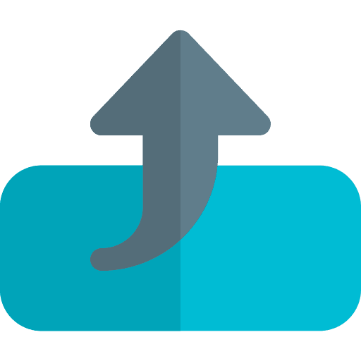 Up arrow arrows multimedia file upload icon