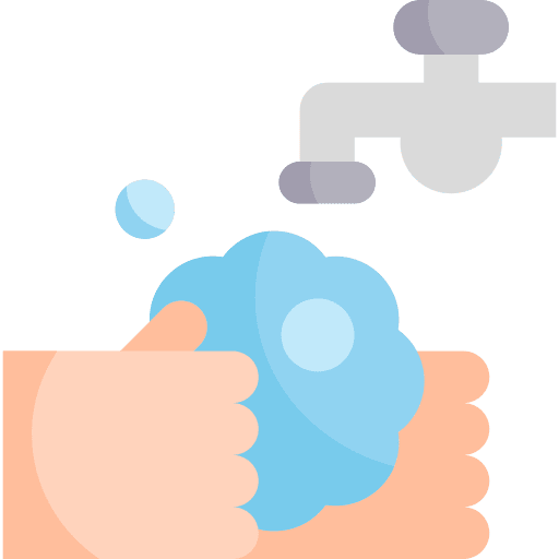 Washing hands wash soap hygiene icon
