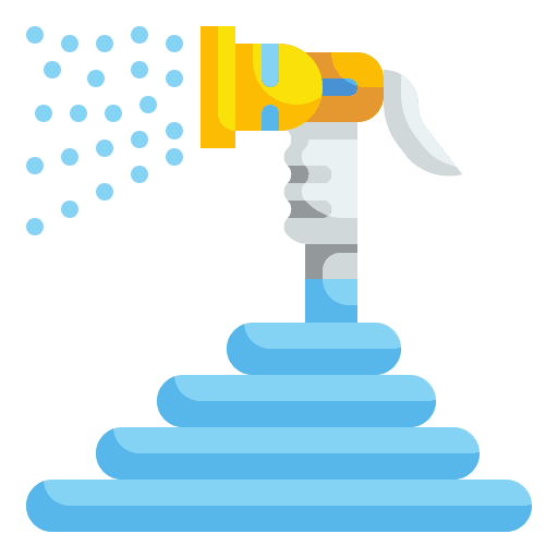 Hose farming and gardening hose garden icon