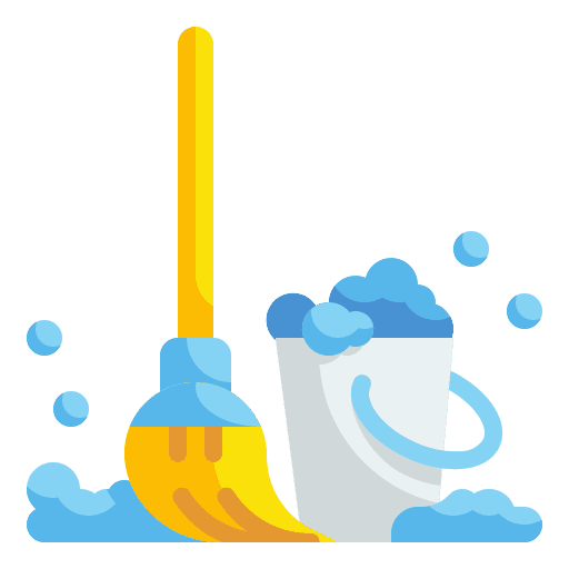 Mop mops house floor mop icon