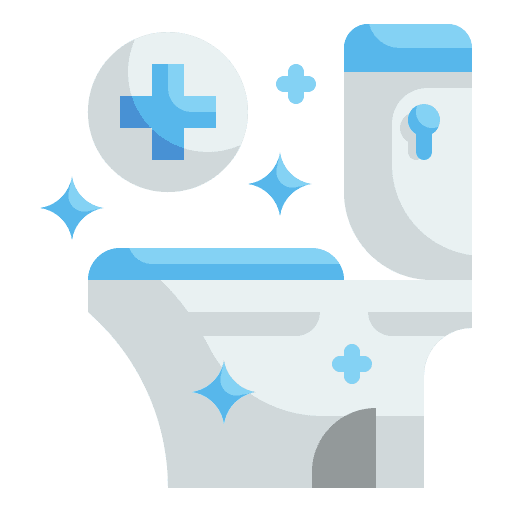 Toilet bathroom sanitary clean icon