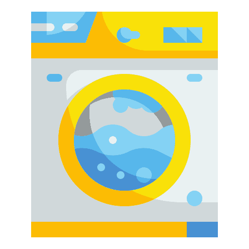 Washing machine cleaning clothes wash icon
