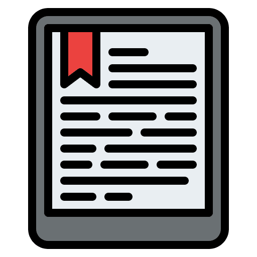 Ebook kindle academic study icon