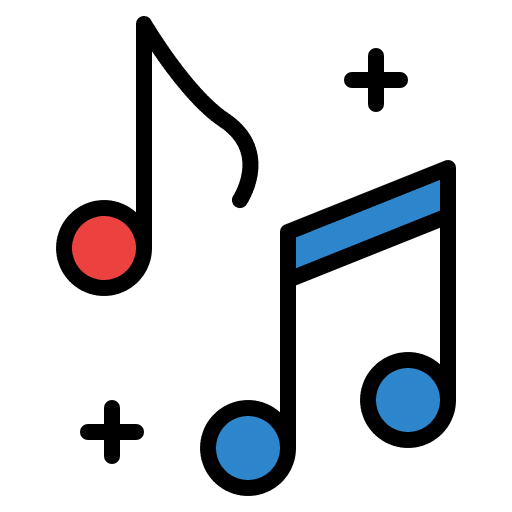 Music musical note education school icon