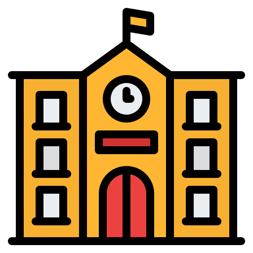 School education school high school icon