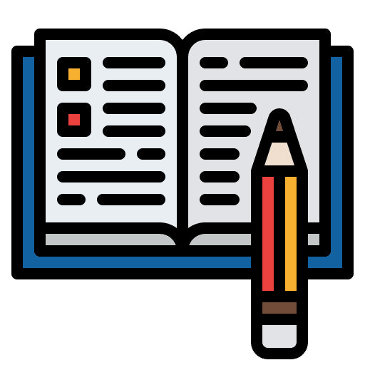 Study college education note book icon