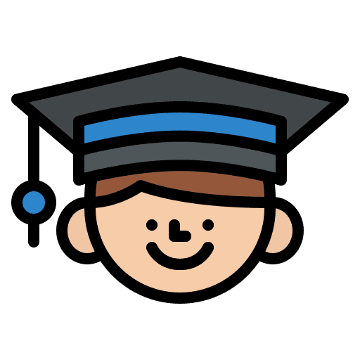 Graduation education user graduation icon