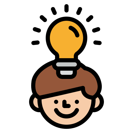 Knowledge intelligence academic school icon