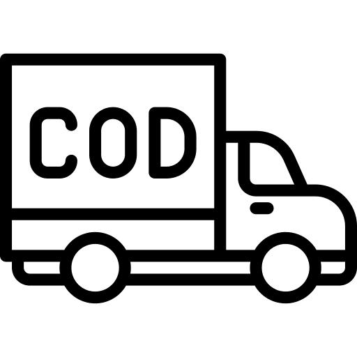 Cod cod delivery truck cash on delivery icon