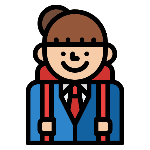 Student learning user education icon