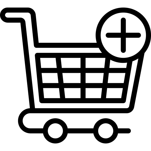 Shopping cart shopping store add shopping cart icon