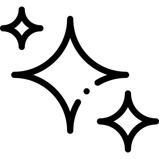 Star sparkling glitter night icon