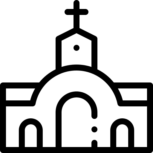 Church pray christianism spiritual icon