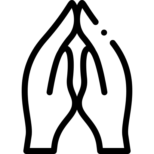 Pray religion cultures thankful icon