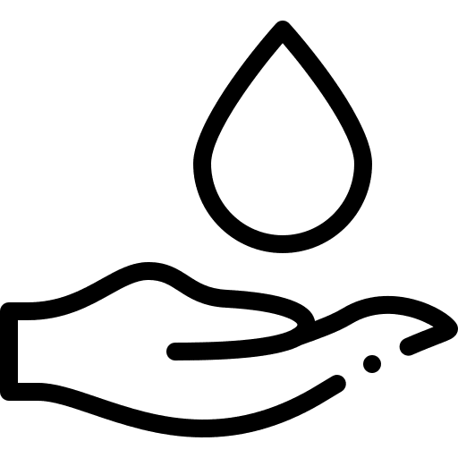 Save water ecology moisturizing rain icon