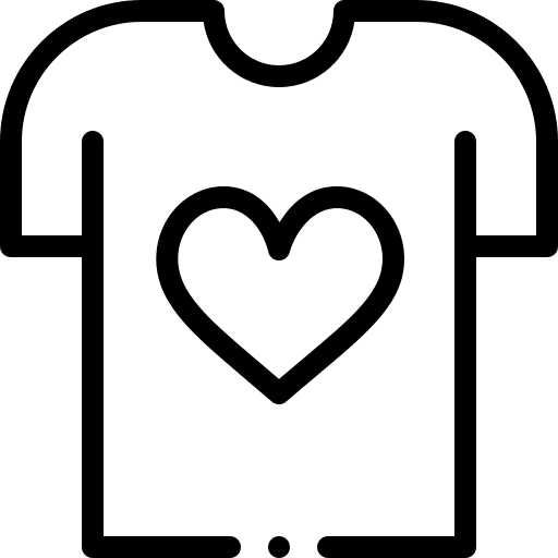 Shirt fashion love peace icon