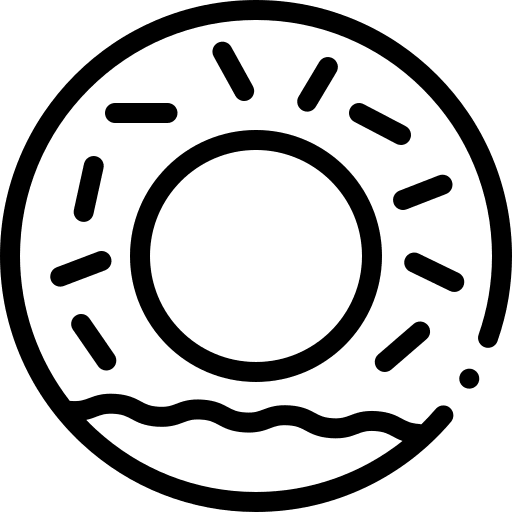 Donut fast food food and restaurant birthday and party icon