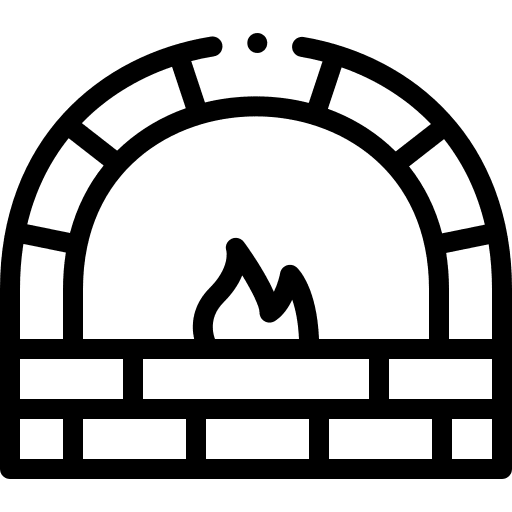 Oven cook fire oven icon