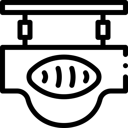 Bakery sign bakery cake icon