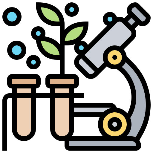 Biology laboratory chemistry science icon
