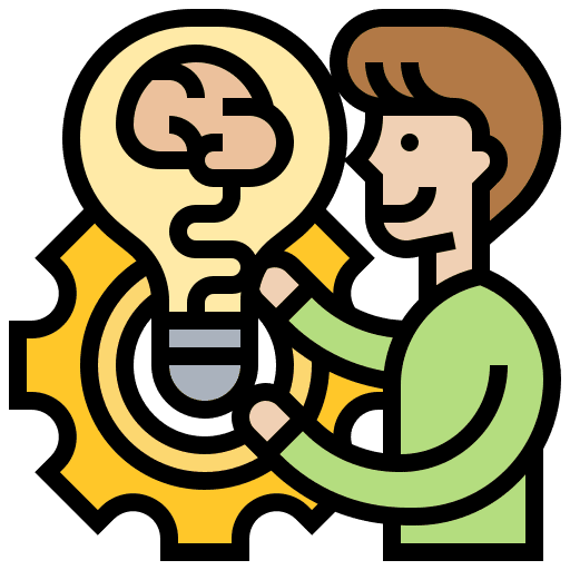 Wisdom education wisdom thought icon