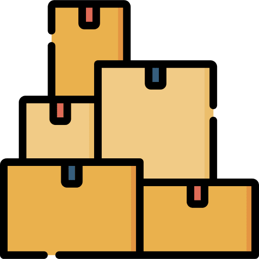 Packages packages bulk boxes icon