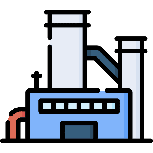 Factory industrial factory company icon