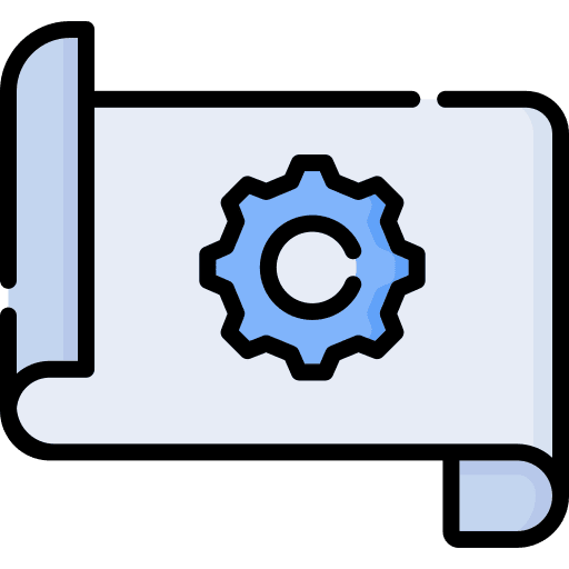 Plan implement planning management icon