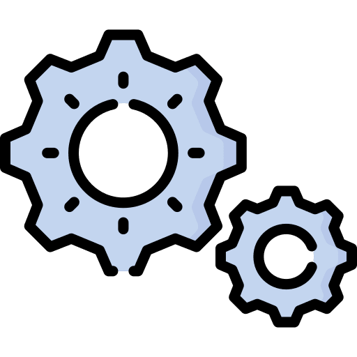 Gear metal gear gear configure icon