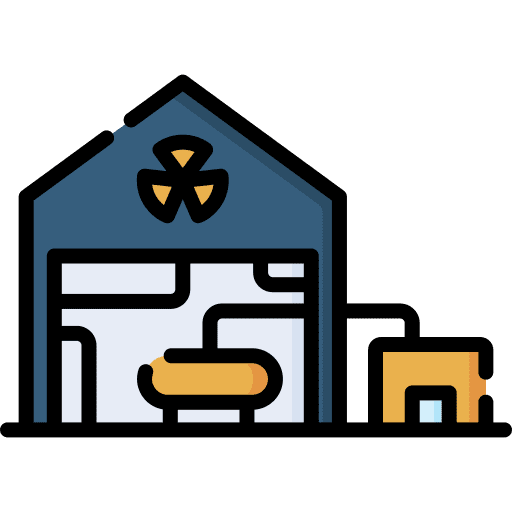 Industry gas energy chemical icon