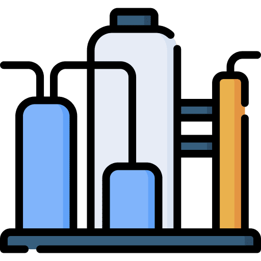 Refinery refinery petroleum industrial icon