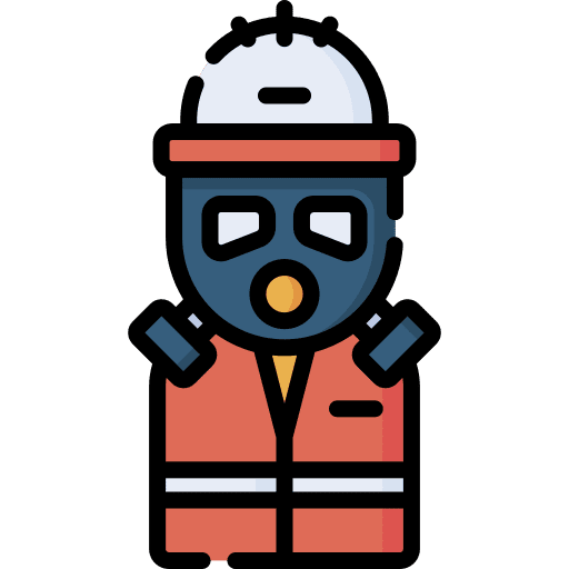 Gas mask mask safety respirator icon