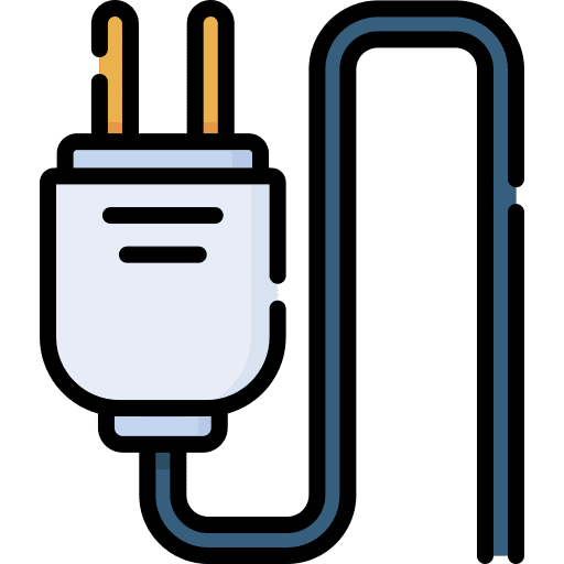 Plug electronics socket power plug icon